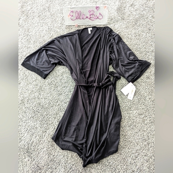 Other - NWOT Joyspun Soft Black Robe L/XL